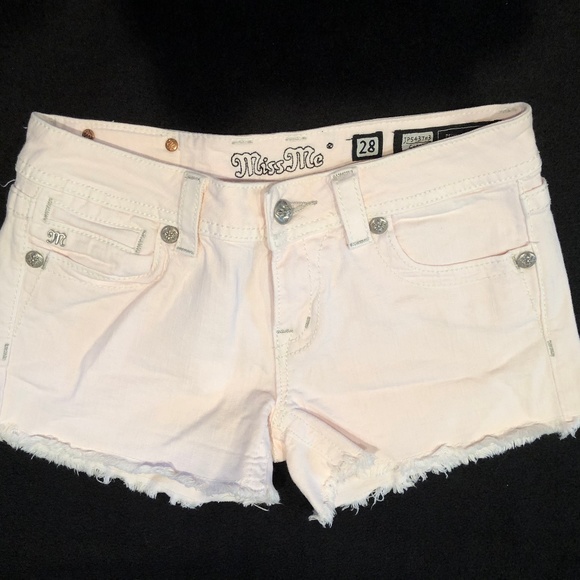 Miss Me Pants - Light Pink Miss Me Jean Shorts